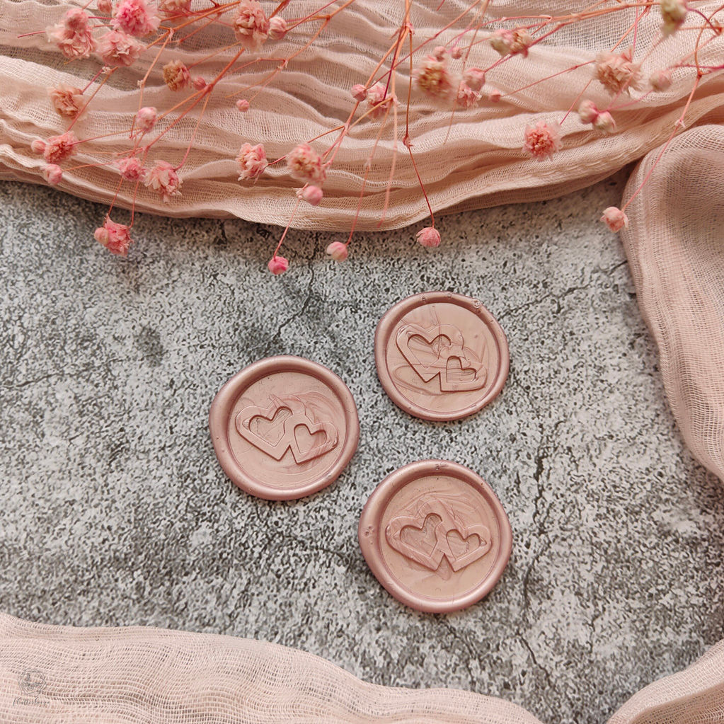 Double Heart - Wax seal