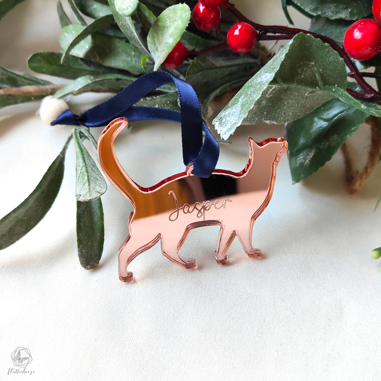 Cat Christmas Bauble