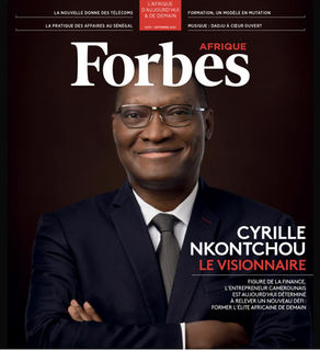 Cyrille Nkontchou Couverture Forbes Afrique Aout Septembre 2023 President Enko Capital Enko Education