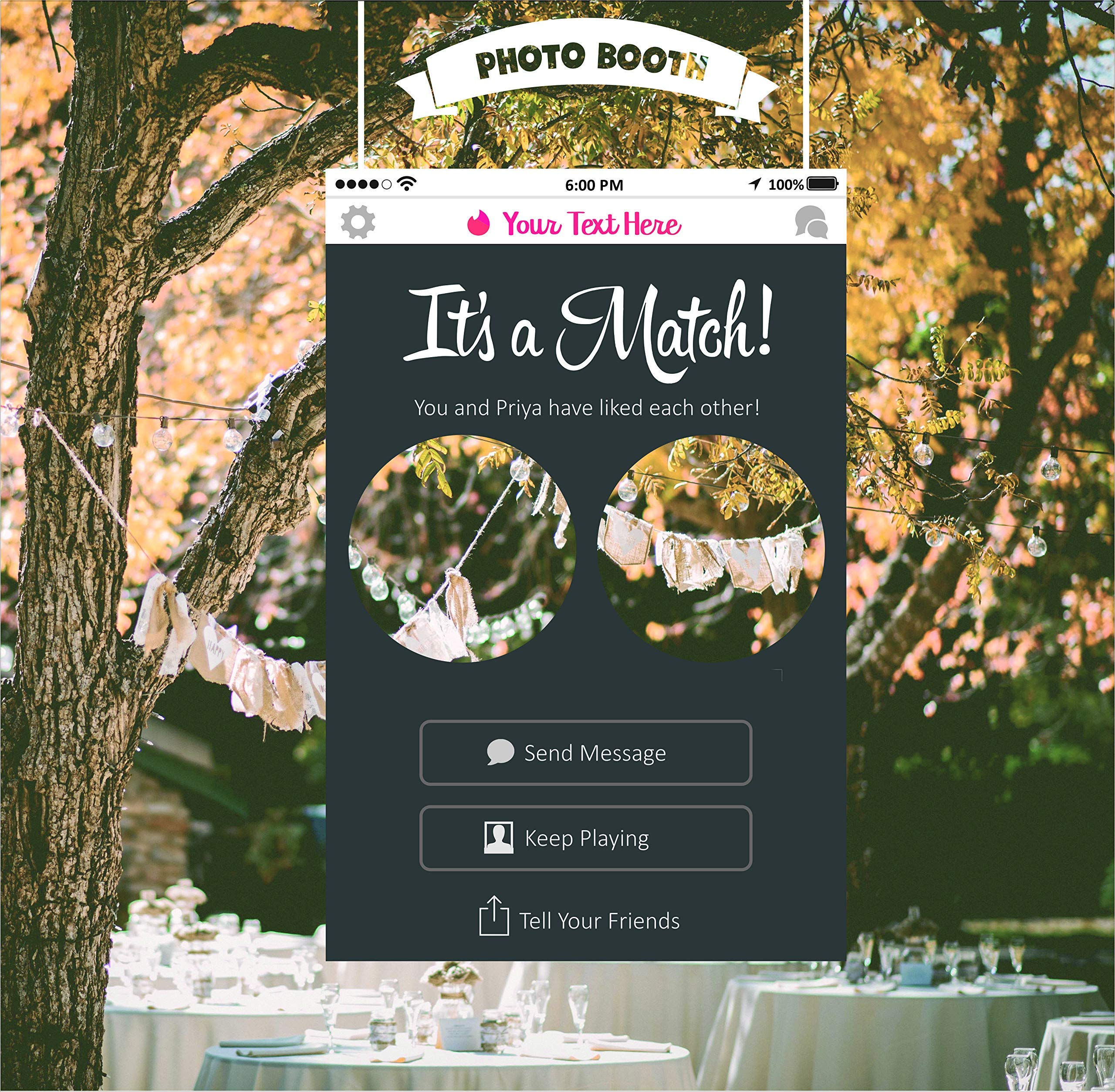 Customized social media selfie photo booth for wedding receptions anniversary