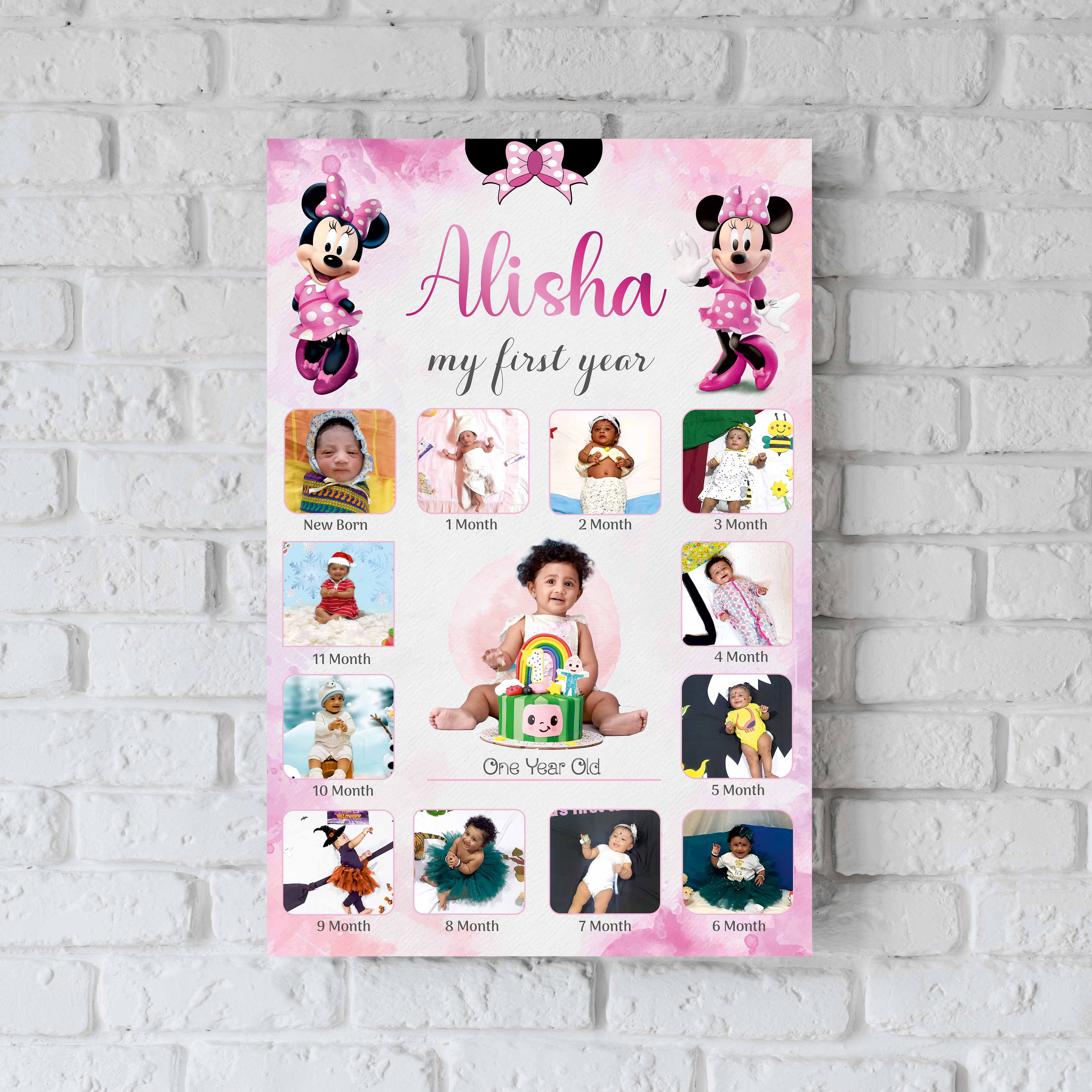 Minnie theme Collage poster