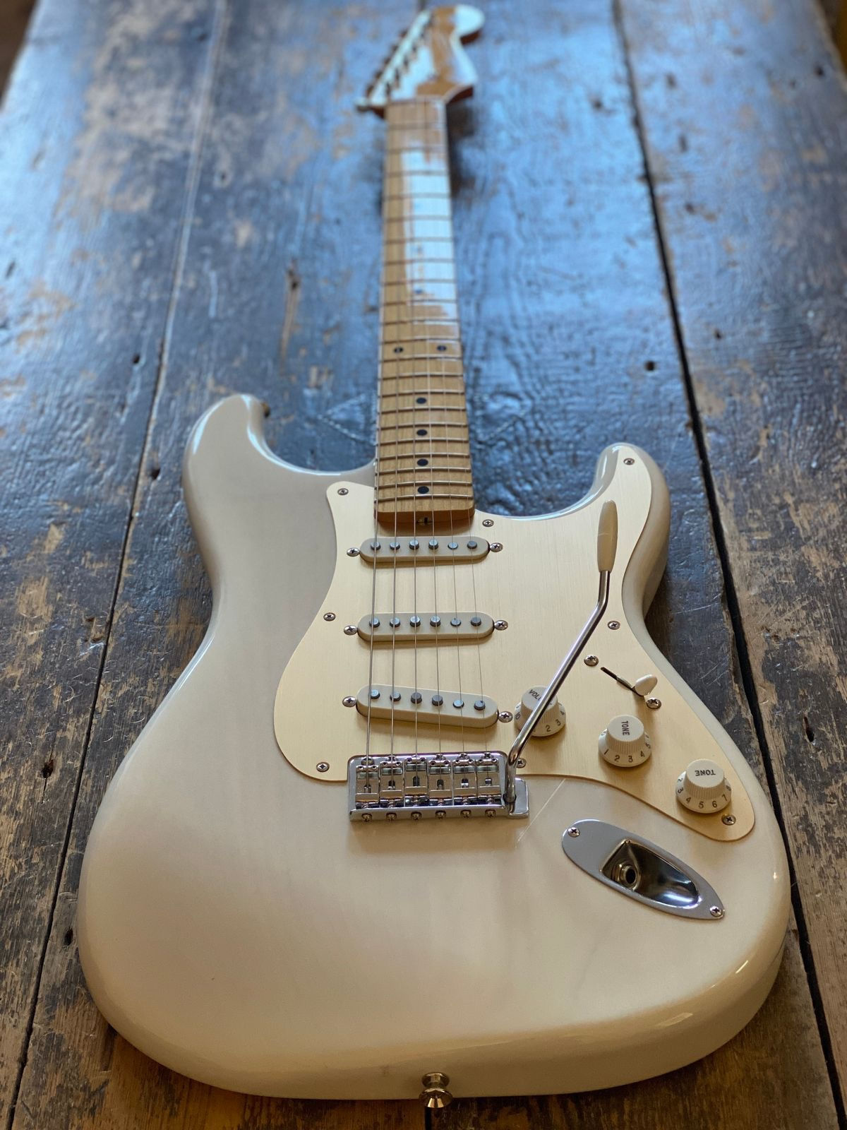 Fender MIJ Heritage '50s Stratocaster White Blonde Nitro finish 2022 Japan