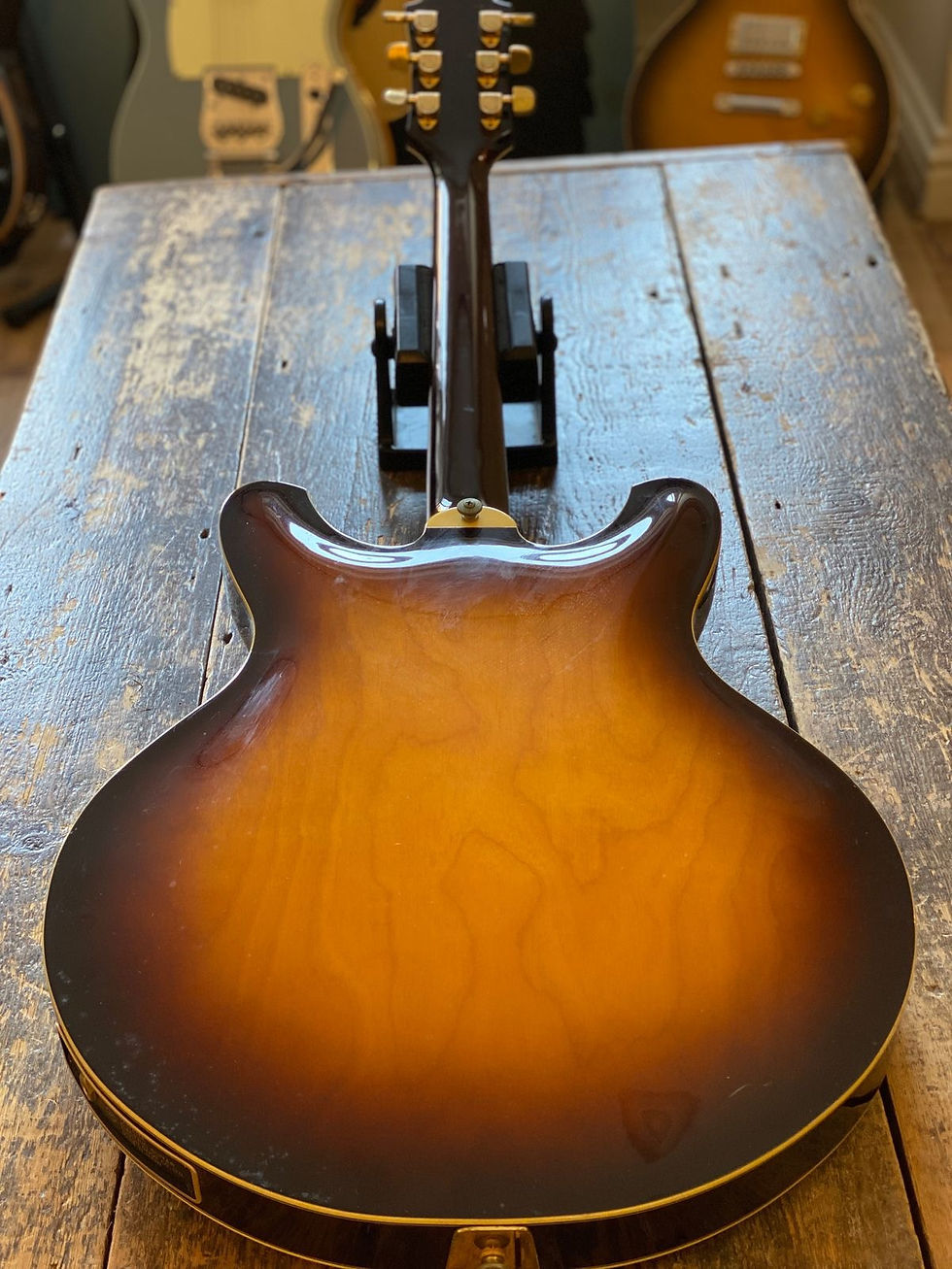 Thumbnail: Vintage Japanese 1974 Yamaha SA90 Sunburst w/ Ebony Board & HSC Japan