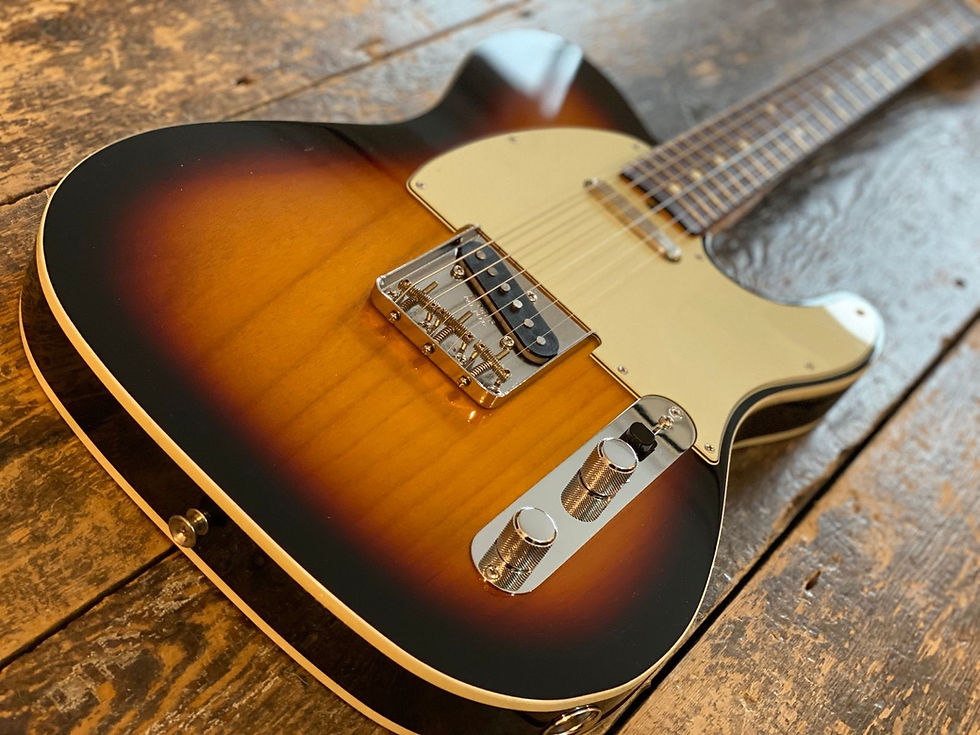 Thumbnail: Fender Japan 1962 RI Nitro Finished Custom Telecaster 2024 Three Tone Sunburst
