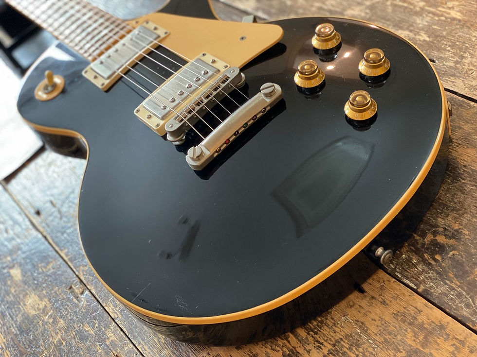 Thumbnail: Gibson Les Paul Standard 2005 Ebony Japanese Yamano Export with Hardcase & Docs