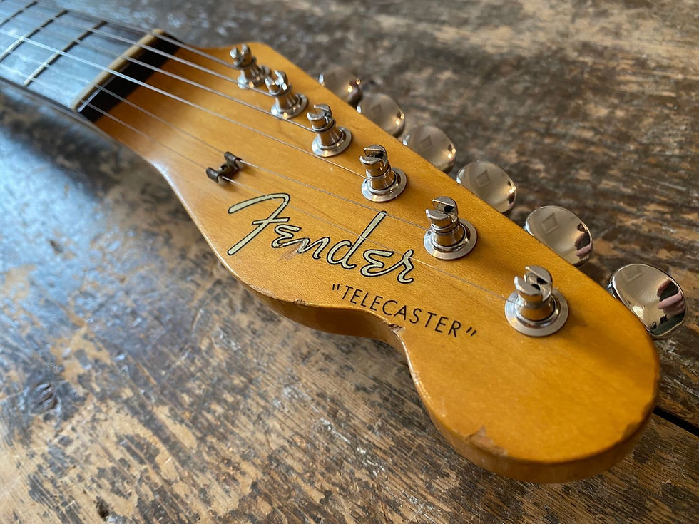 Thumbnail: Vintage 1986 Fender Telecaster 1962 Custom Reissue Piano Black FujiGen Built