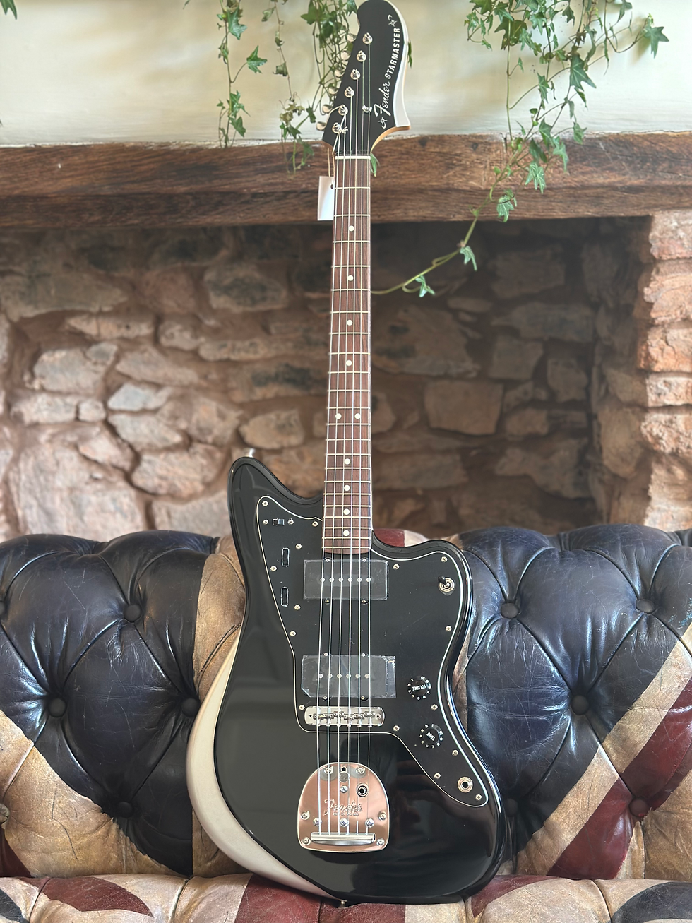Thumbnail: Ltd Edition Fender Japan Starmaster Offset FSR Black Nr Mint Condition