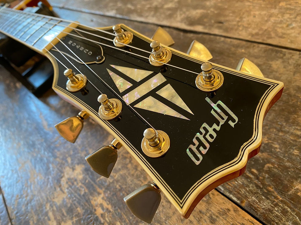 Thumbnail: Greco Vintage Japanese 1978 Sunburst Les Paul Custom MIJ Japan FujiGen w/ HSC