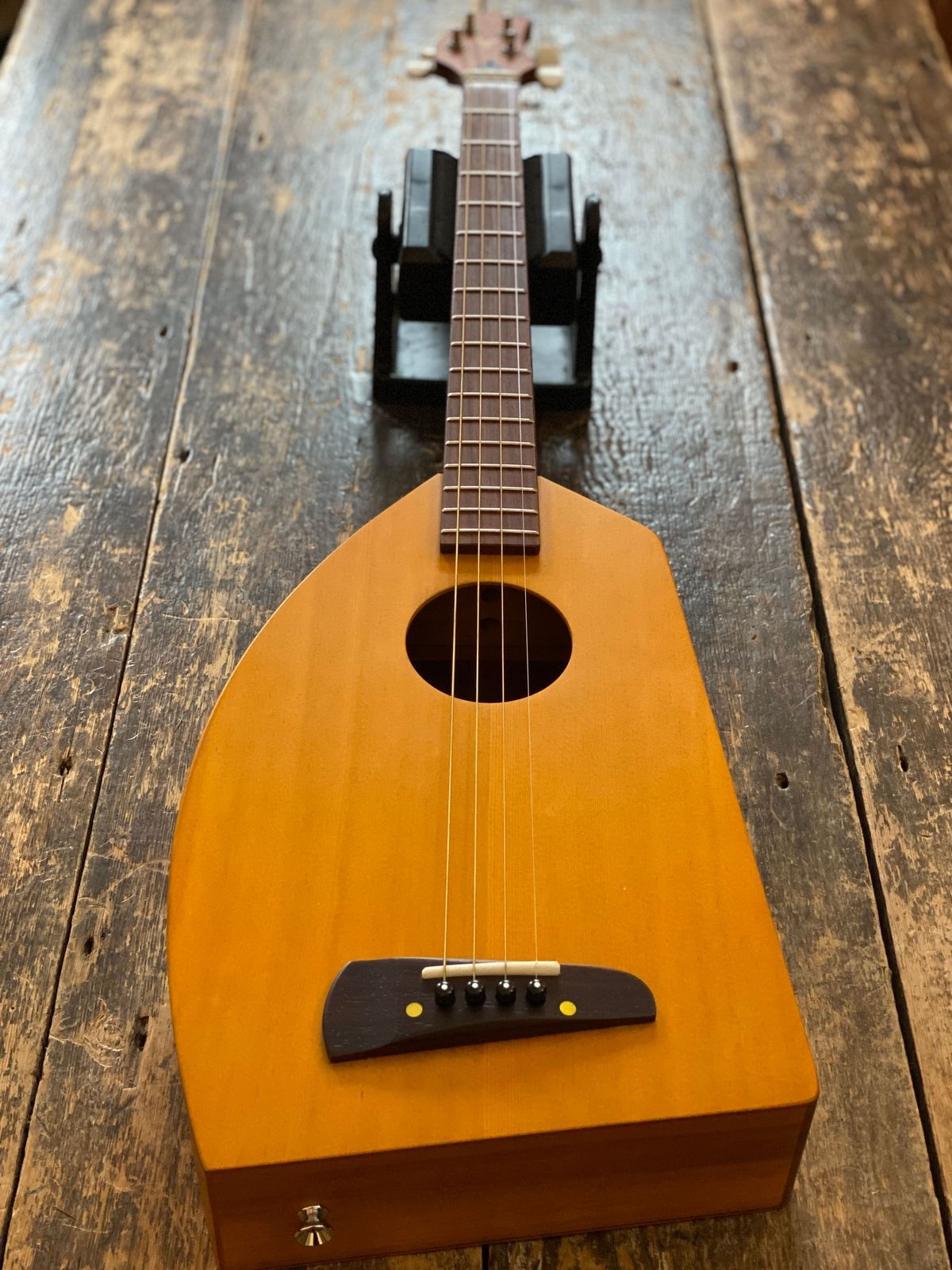 Rare Japanese built K.YAIRI Ichigoichie Nirai Natural 4-string Acoustic Guitar