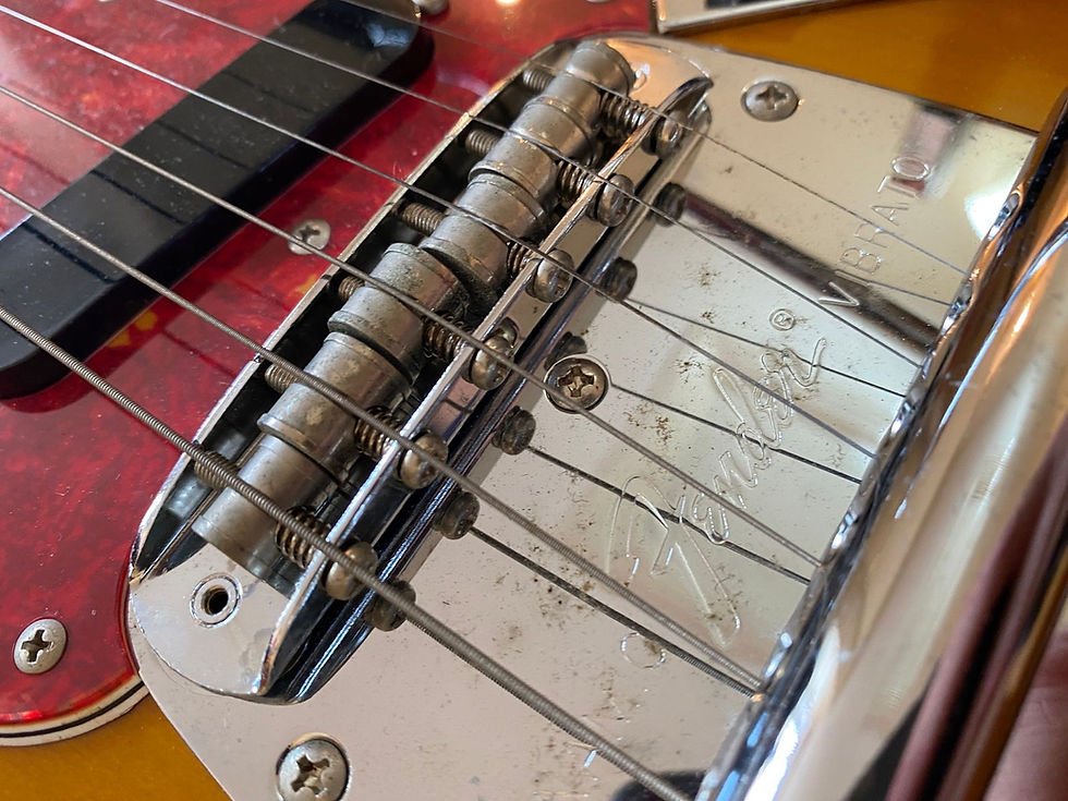 Thumbnail: Fender 1969 Reissue Mustang Three Tone Sunburst MIJ Japan 2002 w/ Hardcase