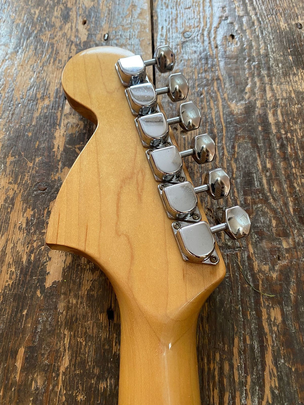 Thumbnail: Tokai 1982 Vintage Japanese CBS Style Silver Star Strat Clone Piano Black