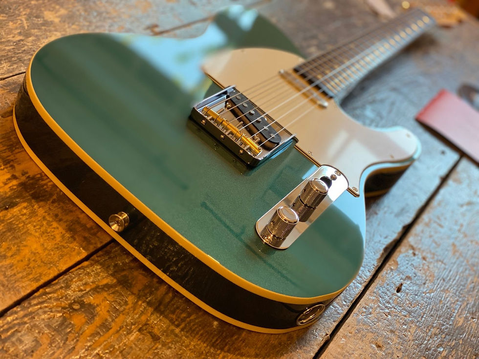 Thumbnail: Fender FSR Japan Domestic Sherwood Green Metallic Alder/Rosewood Telecaster