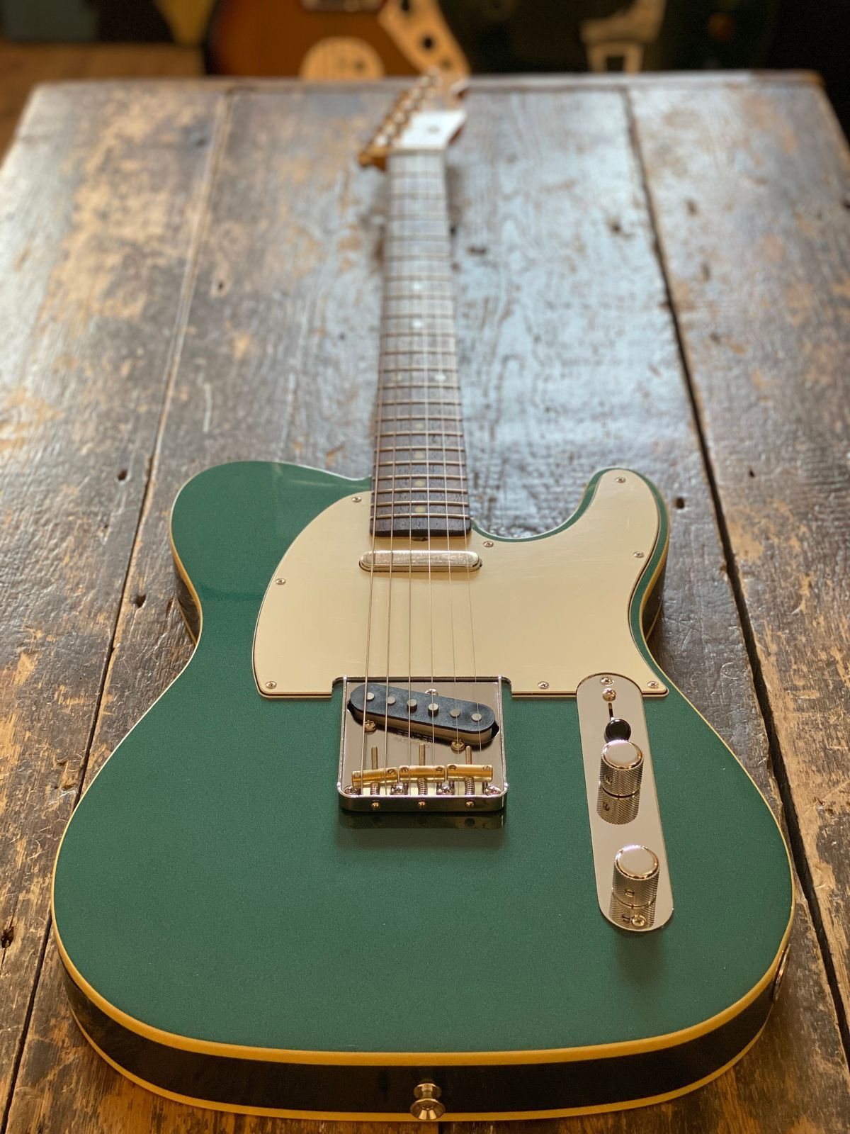 Fender FSR Japan Domestic Sherwood Green Metallic Alder/Rosewood Telecaster