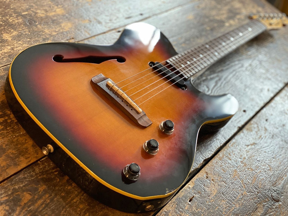 Thumbnail: Fender Japan Acoustic/Electric Telecaster TLAC MIJ 1990 Sunburst FujiGen Built