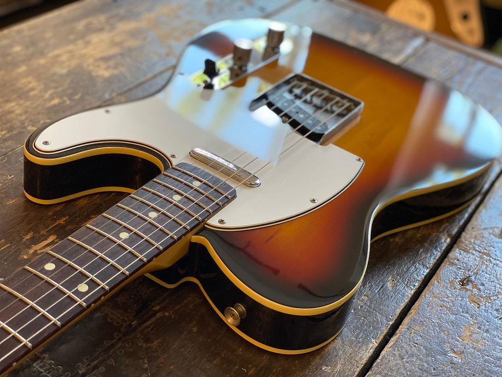 Thumbnail: Fender Vintage 1993 Telecaster Custom '62 RI MIJ FujiGen Three Tone Sunburst
