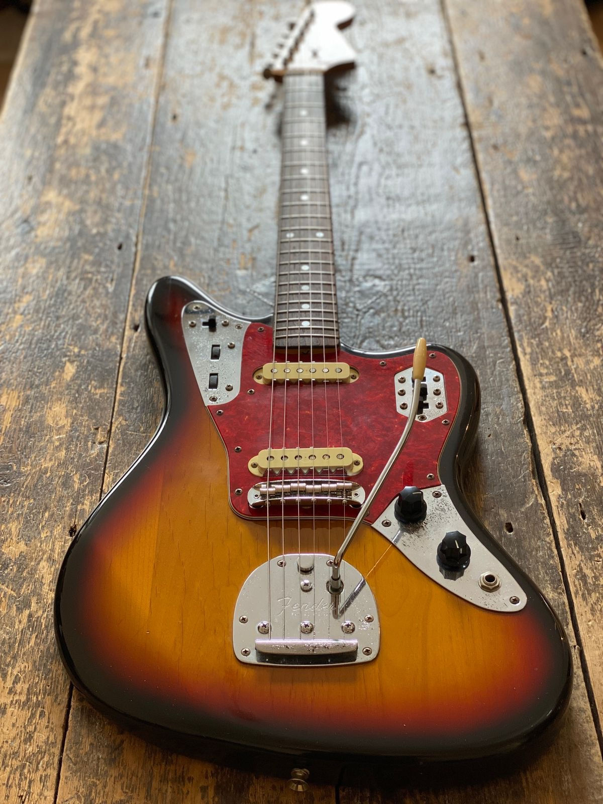 Fender Jaguar 1966 Reissue MIJ N-Serial Grunge Era 1993-94 Three Tone Sunburst