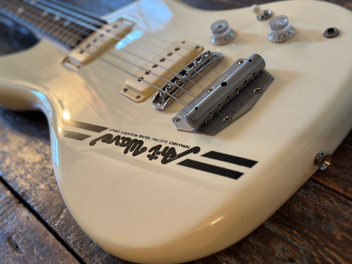Rare Vintage 1980 Japanese Fernandes V7 Art Wave MIJ Olympic White