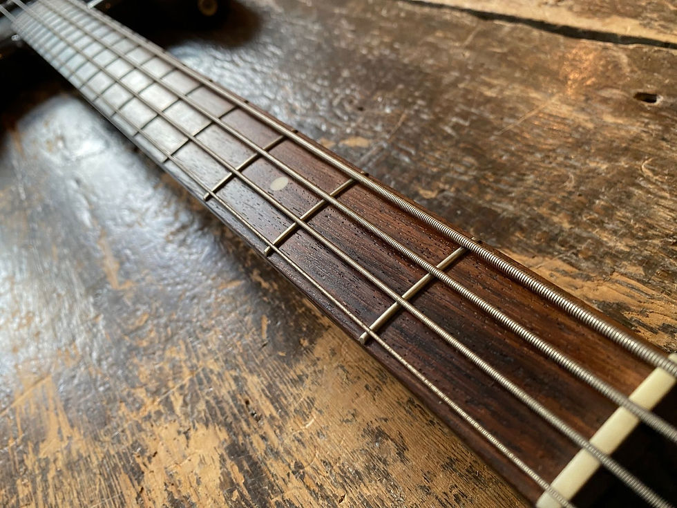 Thumbnail: Custom Order Fender 1962 Reissue Jazz Bass Walnut w/ Matching Headstock 2010 MIJ
