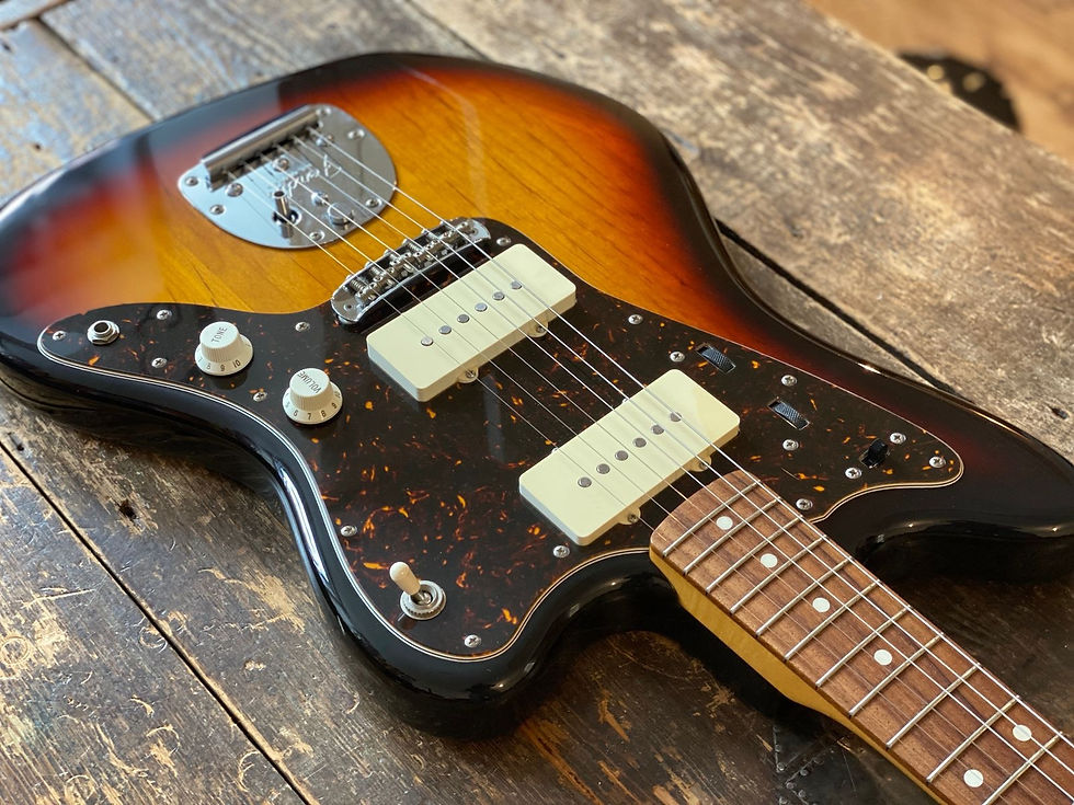 Thumbnail: Fender Japan Jazzmaster 1966 Reissue MIJ JD-Serial 2016 Three Tone Sunburst