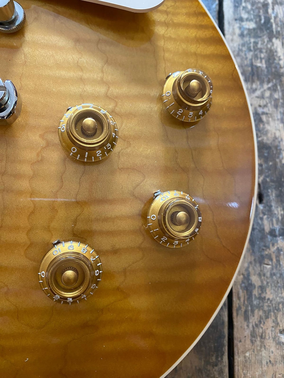 Thumbnail: Gibson Les Paul Standard Japan Only 'Custom Shop Top' Model Honey Burst w/ OHSC