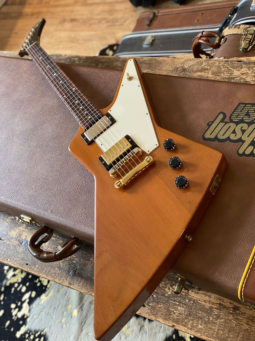 Thumbnail: Gibson 2000 Limited Edition Antique Natural Explorer 1976 Reissue & OHSC