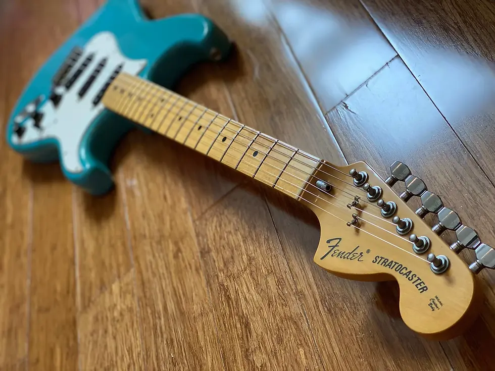 Thumbnail: Fender Japan Stratocaster 1972 Reissue Unique Custom Finish California Blue CIJ