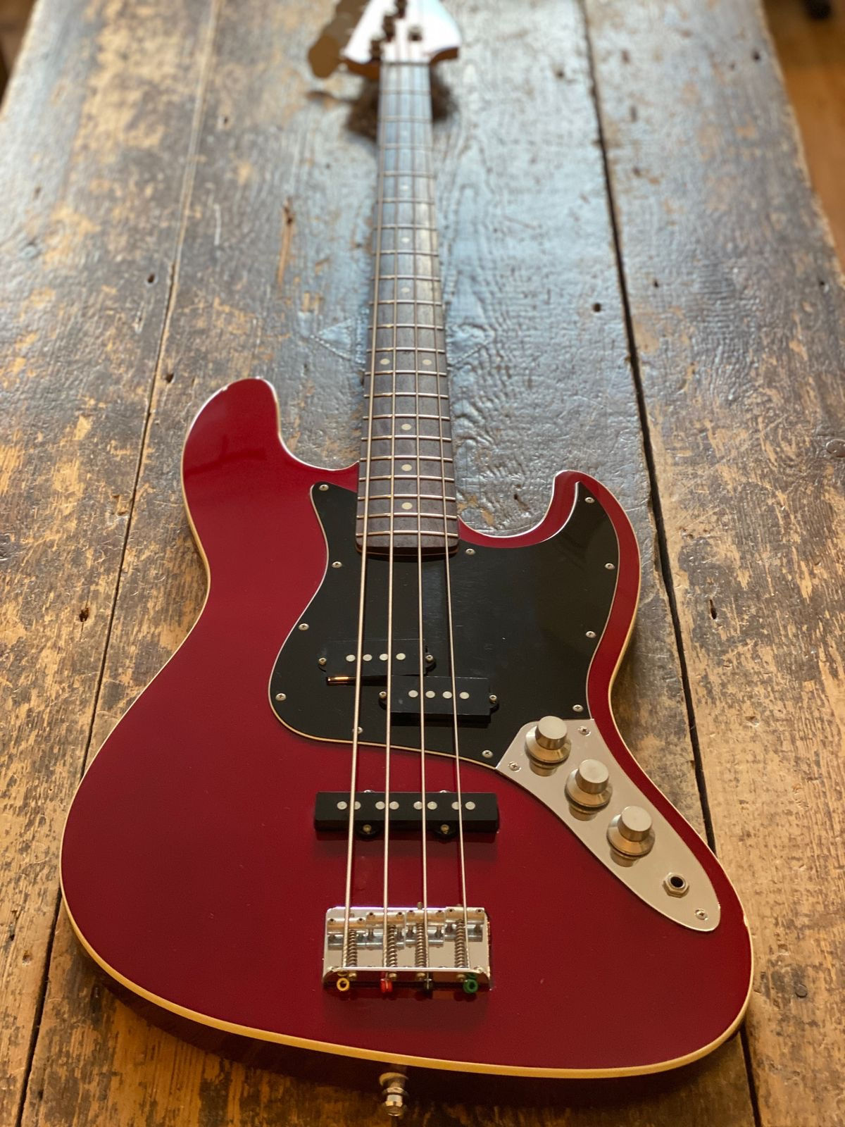 Fender Aerodyne Jazz Bass Japanese Domestic Old Candy Apple Red MIJ 2005
