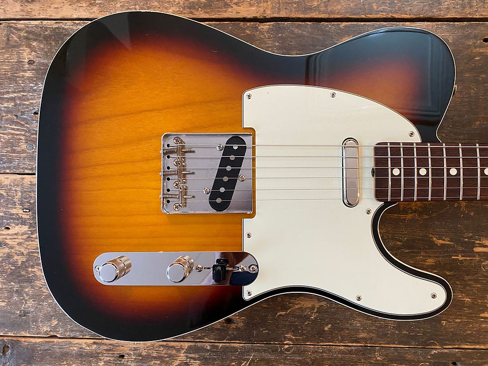 Thumbnail: Fender Japan 1962 RI Nitro Finished Custom Telecaster 2024 Three Tone Sunburst
