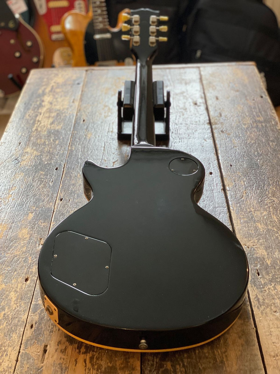 Thumbnail: Gibson Les Paul Standard 2005 Ebony Japanese Yamano Export with Hardcase & Docs