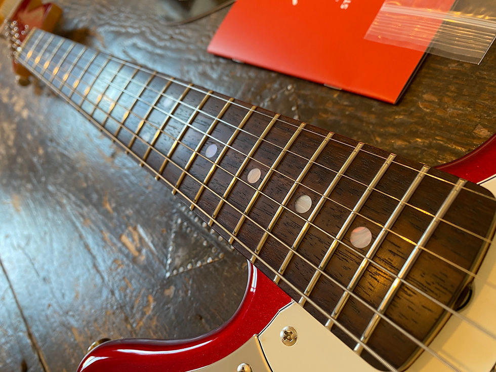 Thumbnail: Fender Japan FSR Alder Jaguar Reissue MIJ Candy Apple Red w/ Matching Headstock