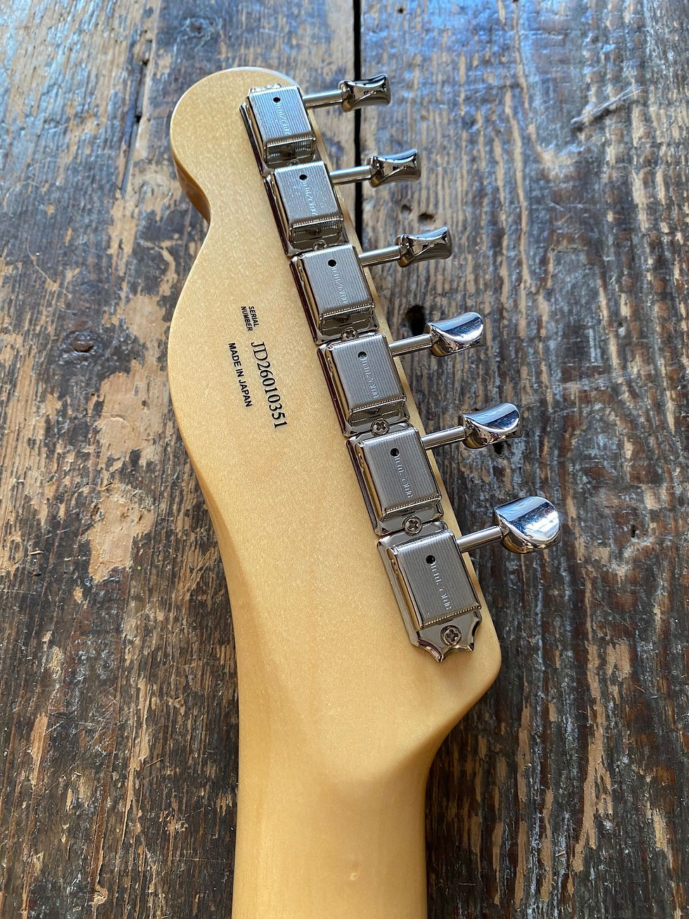 Thumbnail: Fender Japan 1962 RI Nitro Finished Custom Telecaster Three Tone Sunburst w/ HSC