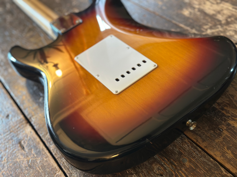 Thumbnail: Vintage Fender 1957 Standard Stratocaster 1990 FujiGen K-Serial MIJ Two Tone Sun