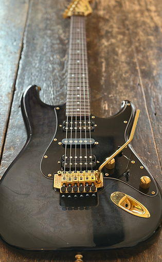 Fender Japan Vintage 1988 FujiGen Stratocaster STR-730 Maple Charcoal Burst MIJ