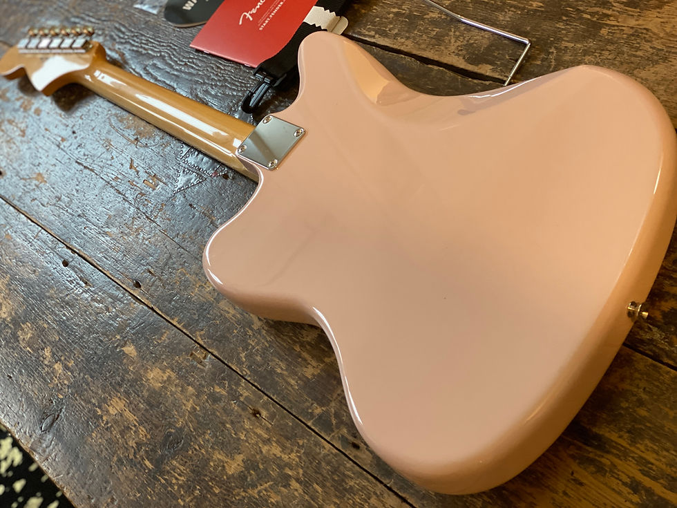 Thumbnail: Fender Japan Limited Edition Traditional 60's Jaguar FSR Shell Pink w/ MH
