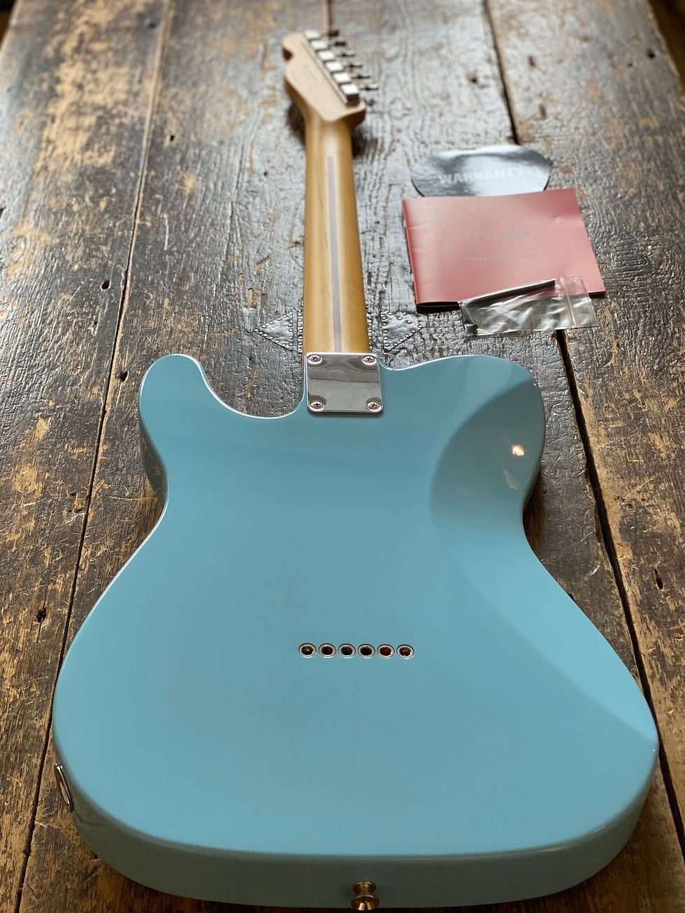 Thumbnail: Fender Japan Ltd Edt Domestic Only FSR Hybrid II Telecaster Flame Celeste Blue