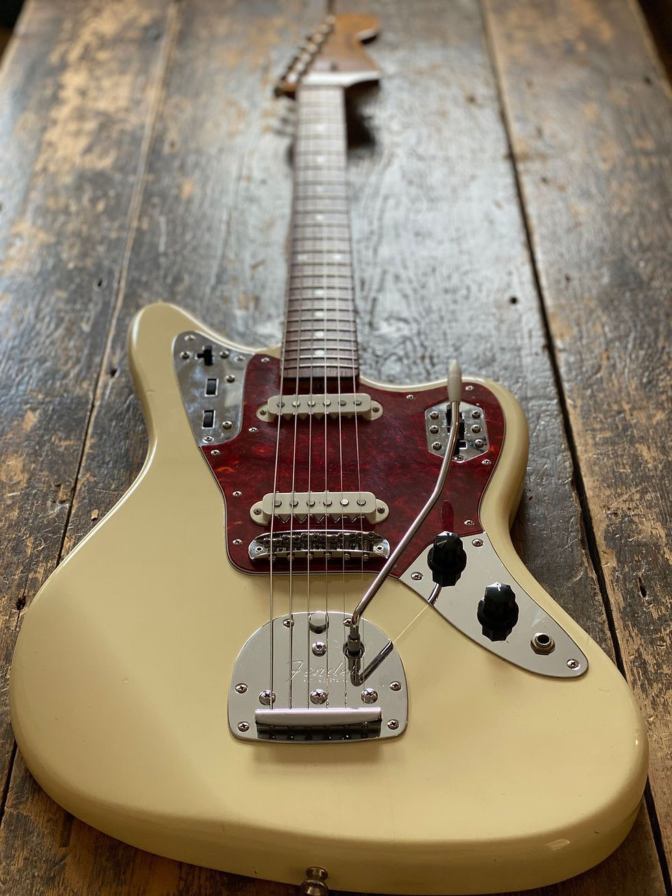 Thumbnail: Fender Japan 1999 Jaguar '66 Reissue CIJ-Era P-Serial Vintage White 1999
