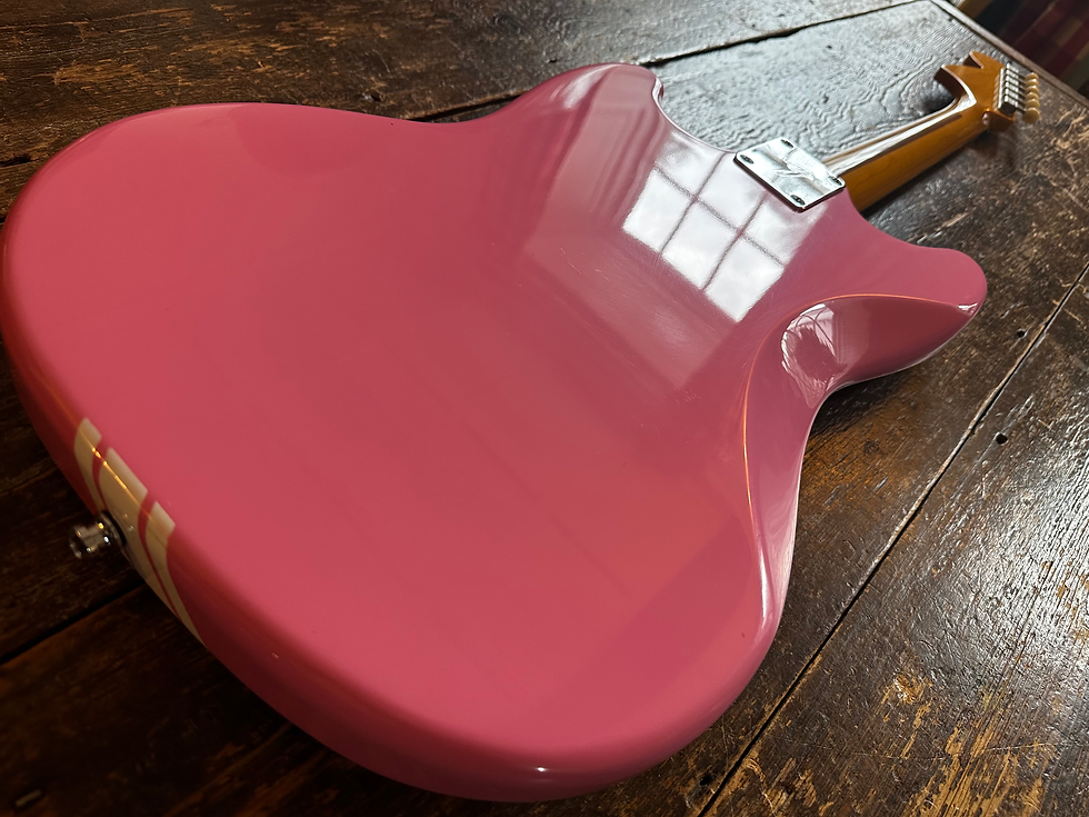 Fender Japan Mustang 1977 RI Rare Custom Order Shell Pink