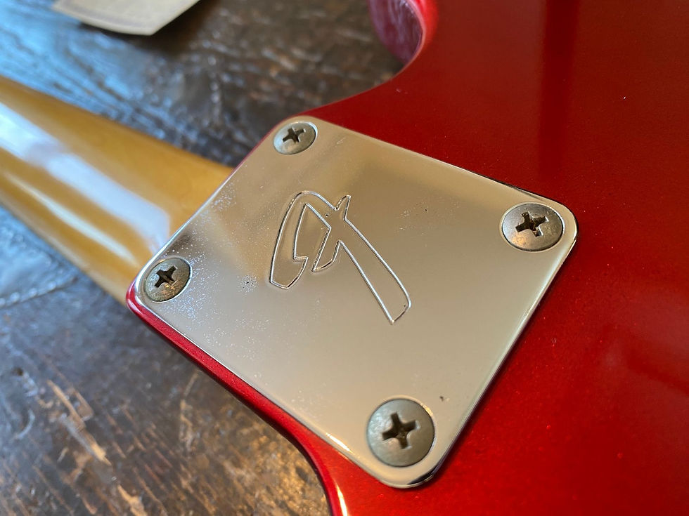 Thumbnail: Fender Japan Rare 1997 CIJ 1966 Reissue Mustang Rare Factory Candy Apple Red