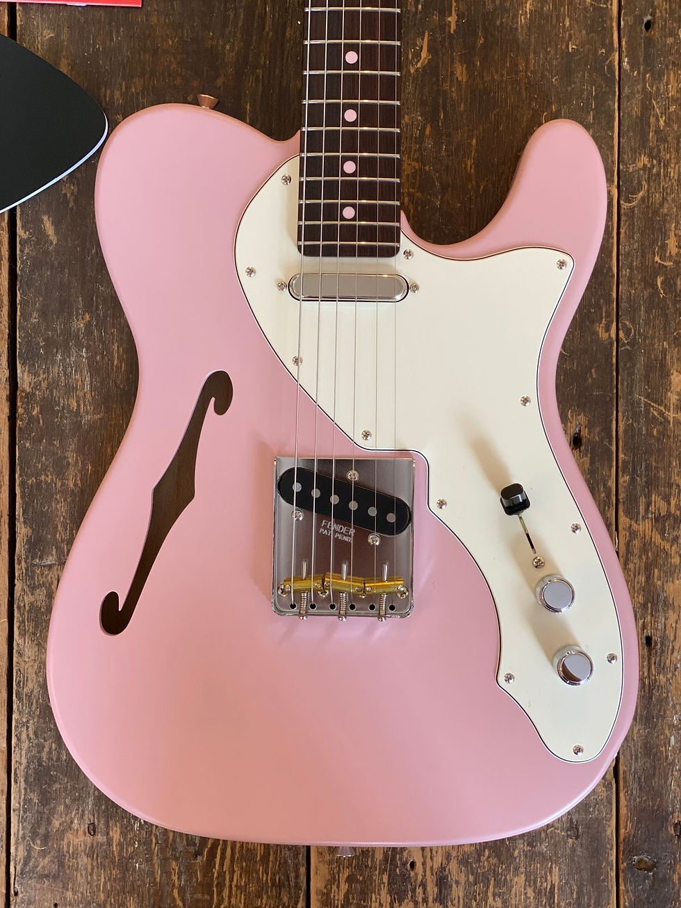 Thumbnail: Fender Japan Limited Edition 2024 Domestic Only Kusumi Pink Thinline Telecaster