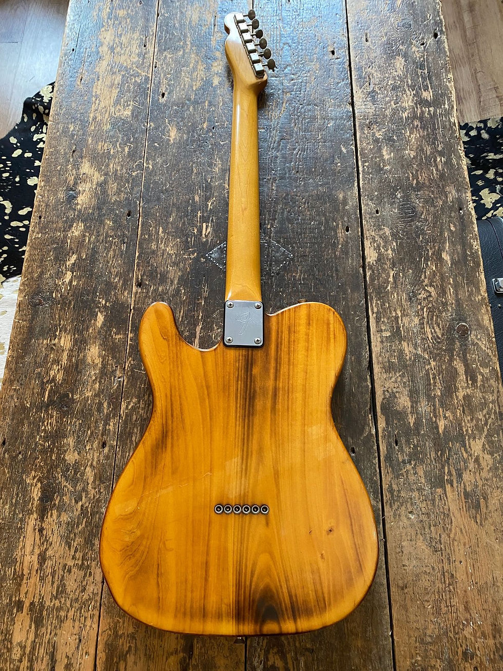 Thumbnail: Fender Telecaster '52 Reissue Vintage FujiGen E-Serial 1988 Charcoal Burst