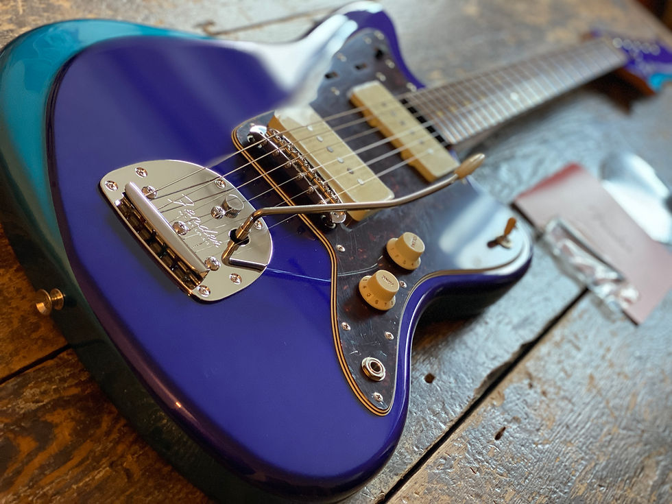 Thumbnail: Very Ltd Fender Japan Starmaster Offset FSR Jupiter Blue Mint Condition