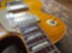 Thumbnail: Gibson Custom Shop Les Paul 1960 Historic Reissue Electric Guitar Lemon Burst