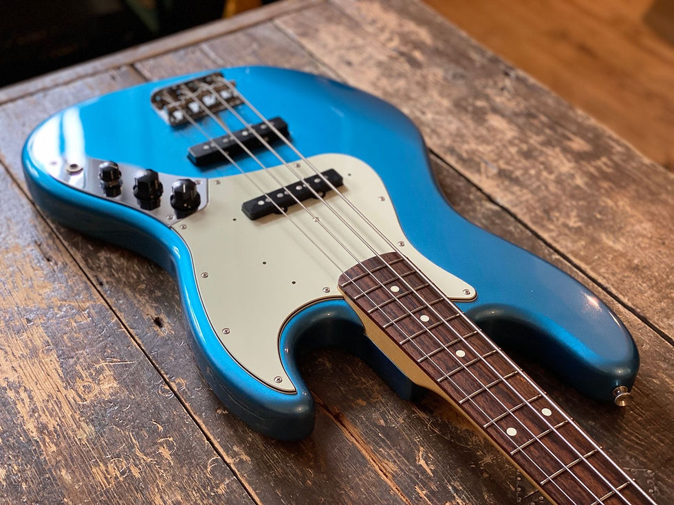 Thumbnail: Fender 1962 Reissue Jazz Bass MIJ JD-Serial 2020 Lake Placid Blue