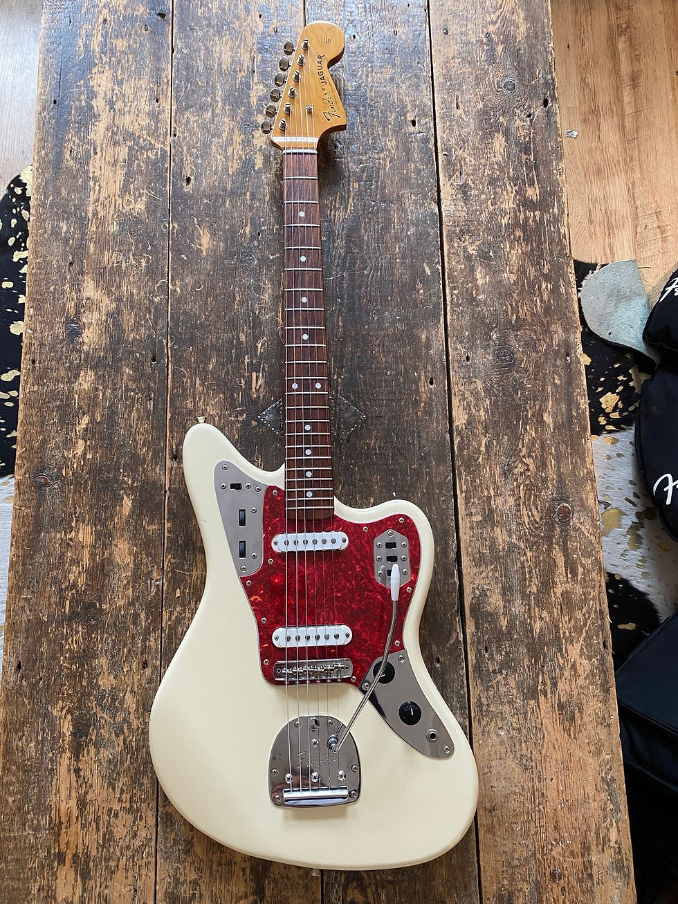 Thumbnail: Fender Japan 1999 Jaguar '66 Reissue CIJ-Era P-Serial Vintage White 1999