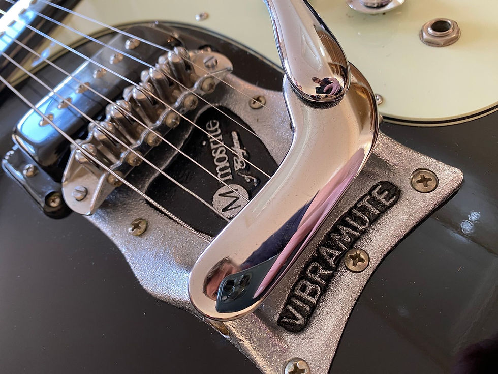 Thumbnail: Mosrite Very Clean Japanese Ventures VM-65 Piano Black MIJ