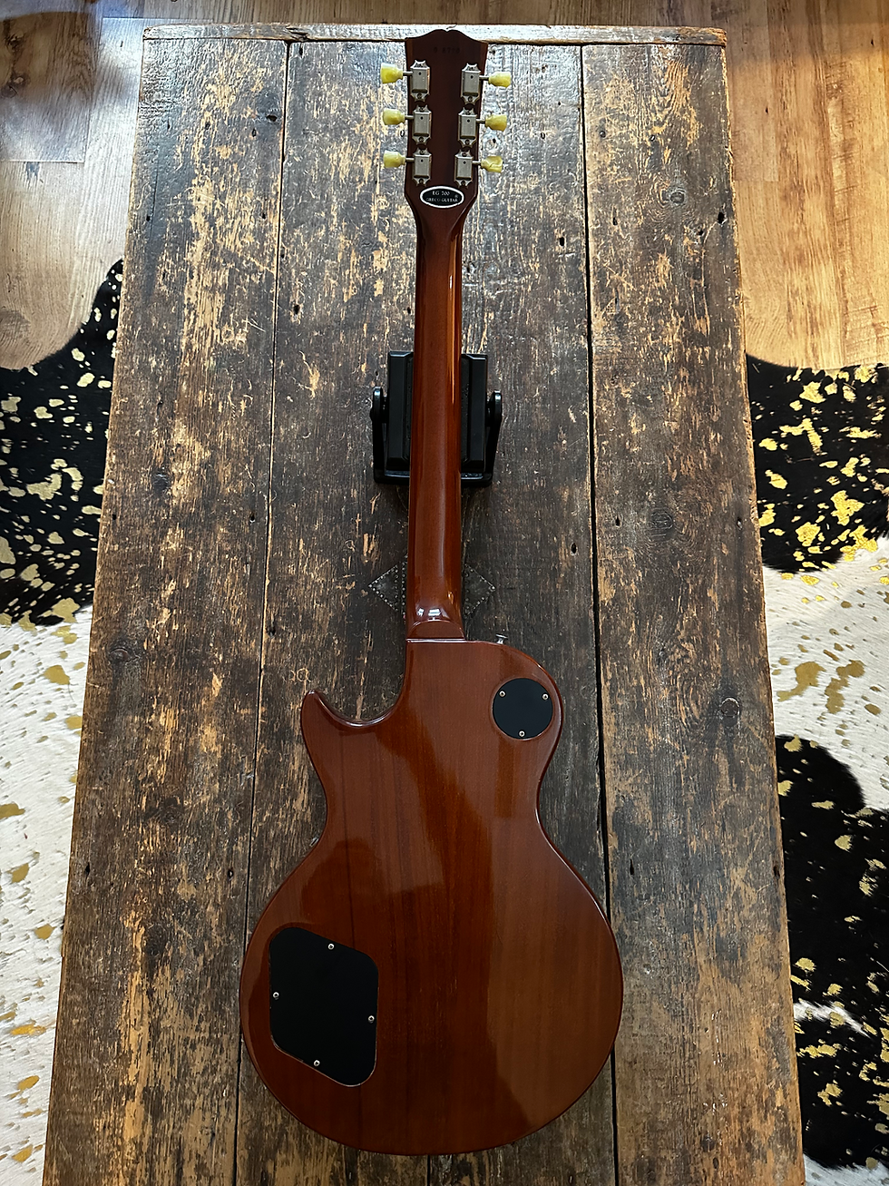 Thumbnail: Greco Vintage Japanese EG700 Single Cutaway 1980 Goldtop Standard w/ Hardcase