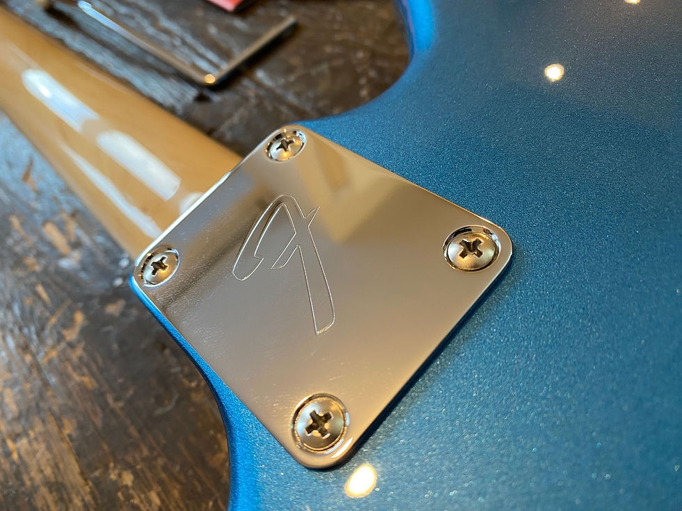 Thumbnail: Fender Japan Limited Edition Jaguar FSR Lake Placid Blue with Matching Headstock