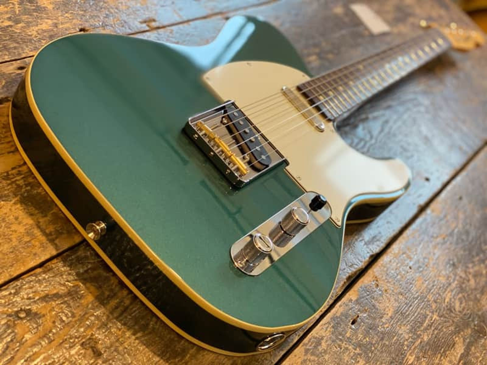 Fender FSR Japan Domestic Sherwood Green Metallic Alder/Rosewood Telecaster