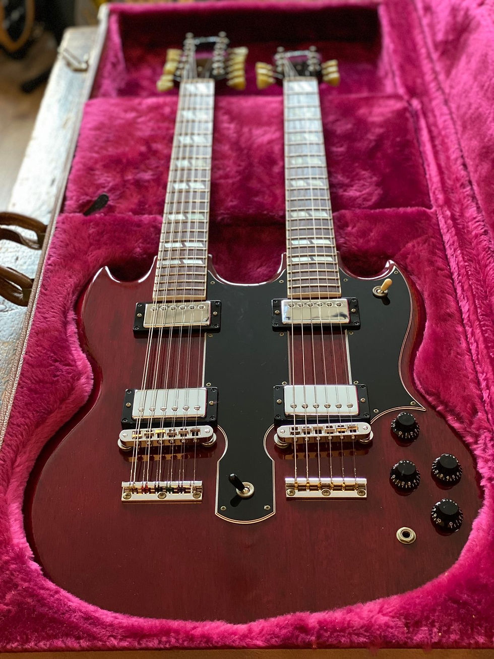 Thumbnail: Gibson USA EDS-1275 1998 Heritage Cherry Yamano Order Very Clean w/ OHSC