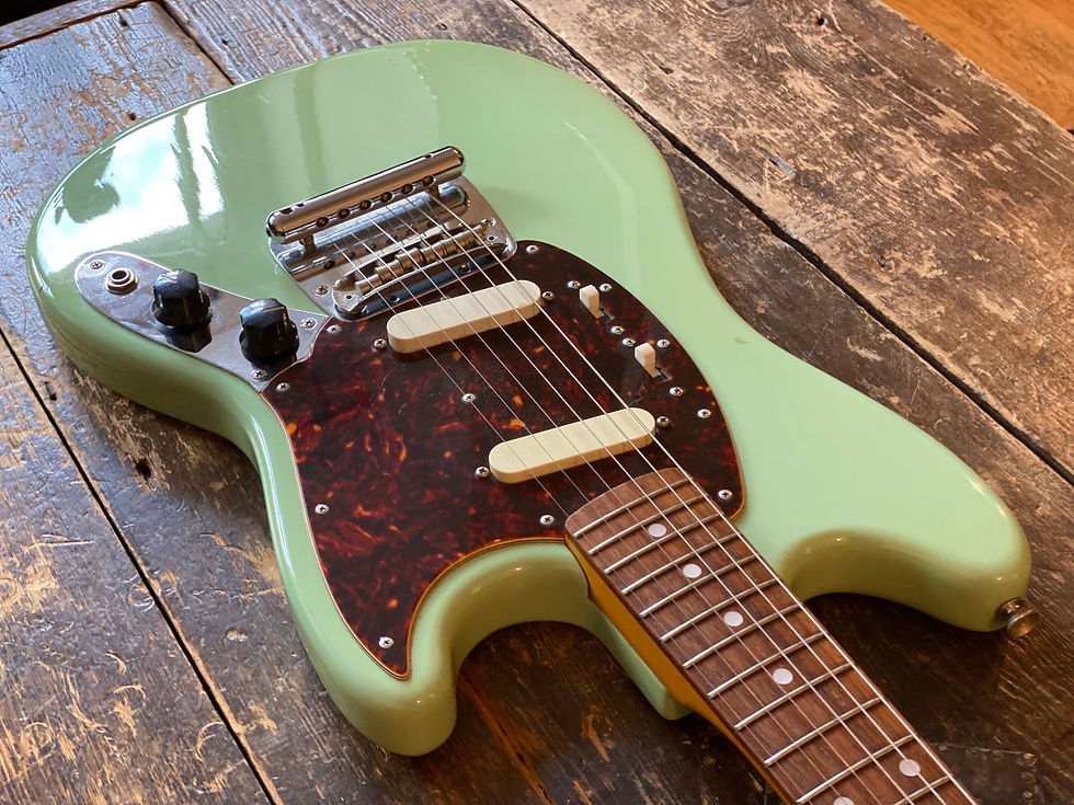 Thumbnail: Fender Japan 1969 Reissue Mustang CIJ Sonic Blue Original Late 1990's